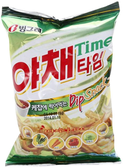 빙그레 야채타임, 70g, 1개