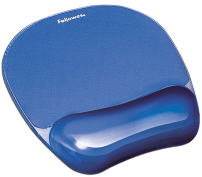 펠로우즈 마이크로밴 크리스탈 젤 마우스패드, 본상품수량및길이선택, 블루, 1개