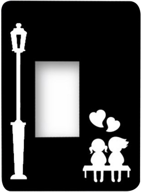 덮개형 스위치커버 러브스토리, 블랙