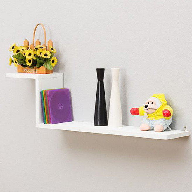 계단 선반, 화이트