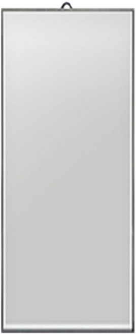 투에스 욕실겸용 벽걸이 거울 대, 블랙