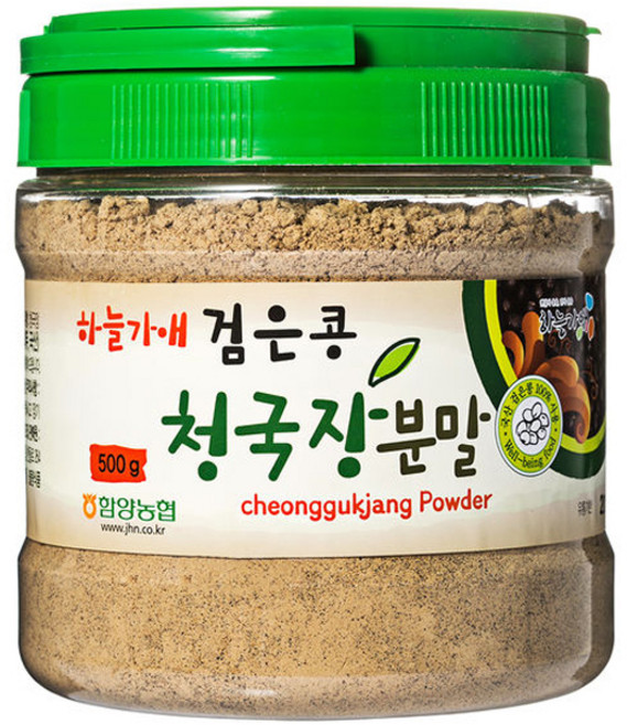 [함양농협] 하늘가애 검은콩 청국장 분말, 500g, 용기형, 1개
