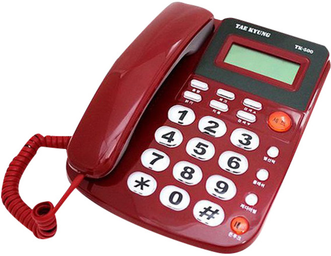 태경 발신자 정보표시 유선전화기, TKT-500
