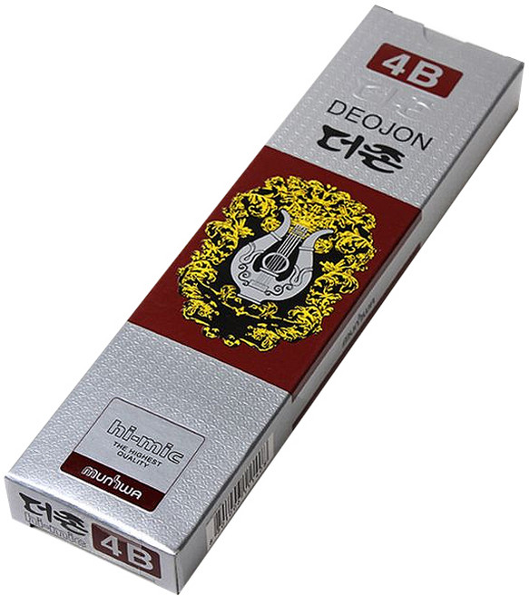 문화연필 더존 4B, 12개