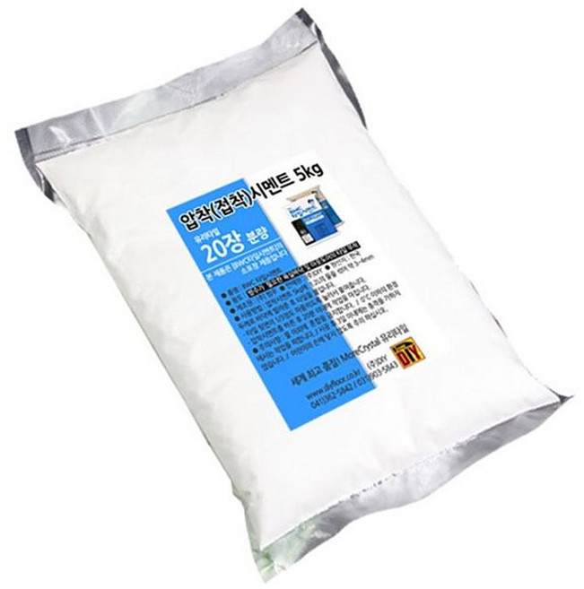 모어크리스탈 압착 시멘트 욕실바닥용, 1개, 5kg, 1개