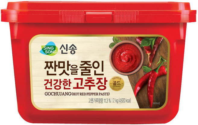 짠맛줄인 건강한 고추장, 2kg, 1개