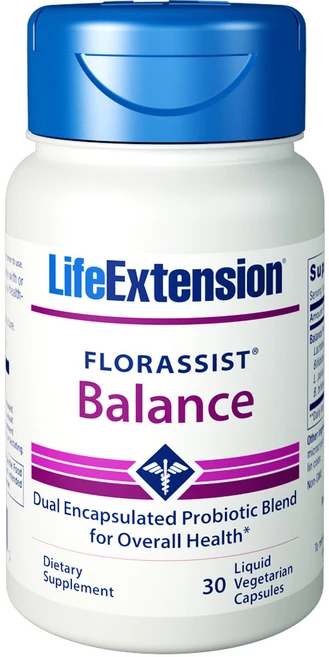 라이프익스텐션 플로라시스트 밸런스 유산균 리퀴드 베지테리안 캡슐, 1개, 30정 - 쿠팡