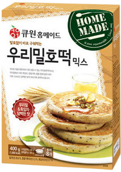 큐원 홈메이드 우리밀호떡 믹스, 1개, 400g
