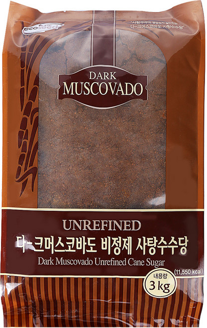 다크 머스코바도, 3kg, 1개