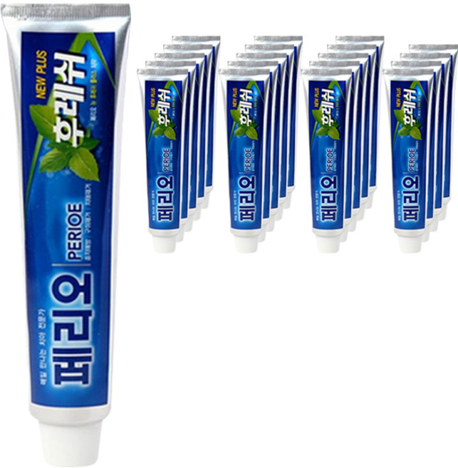페리오 뉴 후레쉬 플러스치약, 150g, 20개