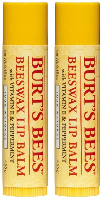 버츠비 비즈왁스 립밤 위드 비타민 E & 페퍼민트 4.25g, 2개 - 쿠팡