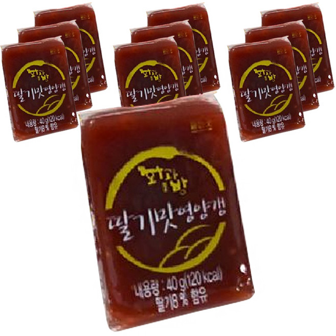 [대두식품] 대두제과 양갱 6종, 40g, 10개