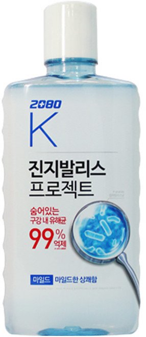 애경 2080 진지발리스 프로젝트K 구강청결제, 1개, 750ml