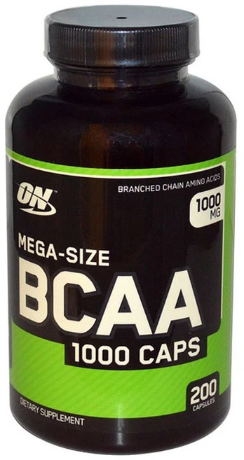 Optimum Nutrition 메가-사이즈 BCAA 1000캡스 캡슐, 1개 - 쿠팡