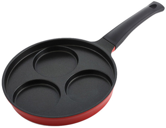 퀸센스 모닝 파우치 에그팬, 24cm, 1개