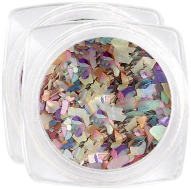 위드샨 자개 네일 글리터, 색동저고리, 2개