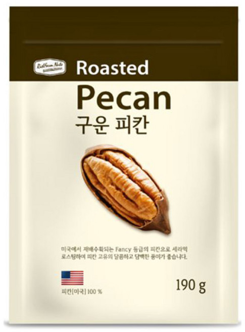 리치팜너트 구운 피칸, 190g, 1개