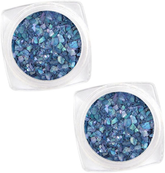 위드샨 자개 네일 글리터, 겨울바다, 2개, 2개