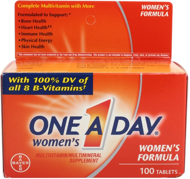 One-A-Day 우먼스 멀티비타민 & 멀티미네랄 타블렛, 1개, 100개입, 100정 - 쿠팡