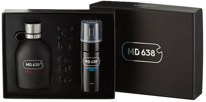 MD638 남성 화장품 기초 2종 세트, 1세트, 테크니컬 올인원 포맨 140ml + 피니시 버블인 오일 100ml