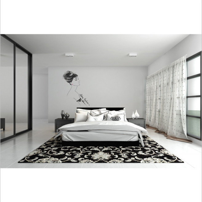 홈앤데코 오드리헵번포인트벽지 3폭짜리 1세트 46h404601, 혼합 색상