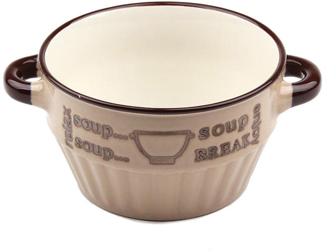 블룸엣홈 까페 시리얼볼, 브라운, 1개