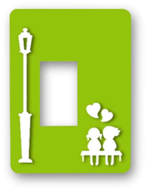 홈코코 덮개형 스위치커버 러브스토리, 그린