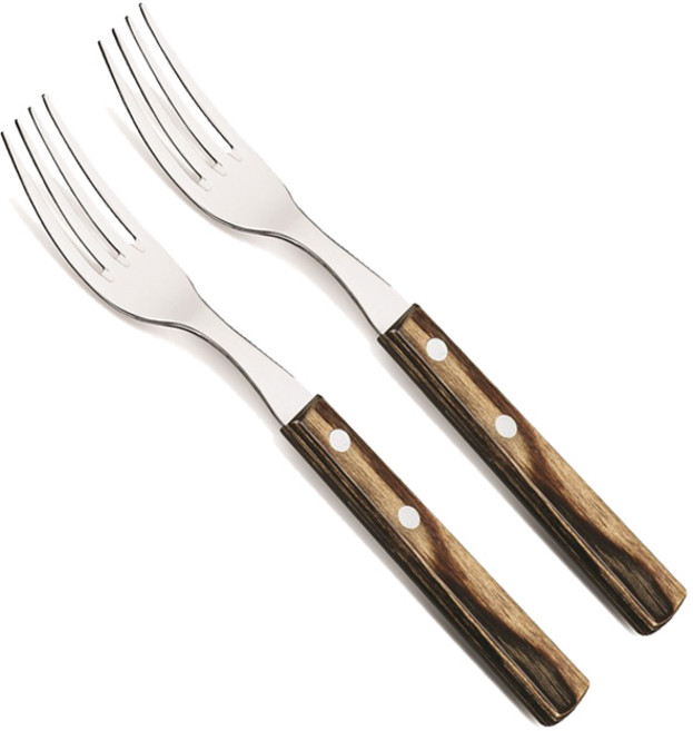 트라몬티나 La historia 스테이크 포크, 넛, 2개