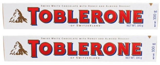 토블론 화이트 초콜렛, 100g, 2개 - 쿠팡