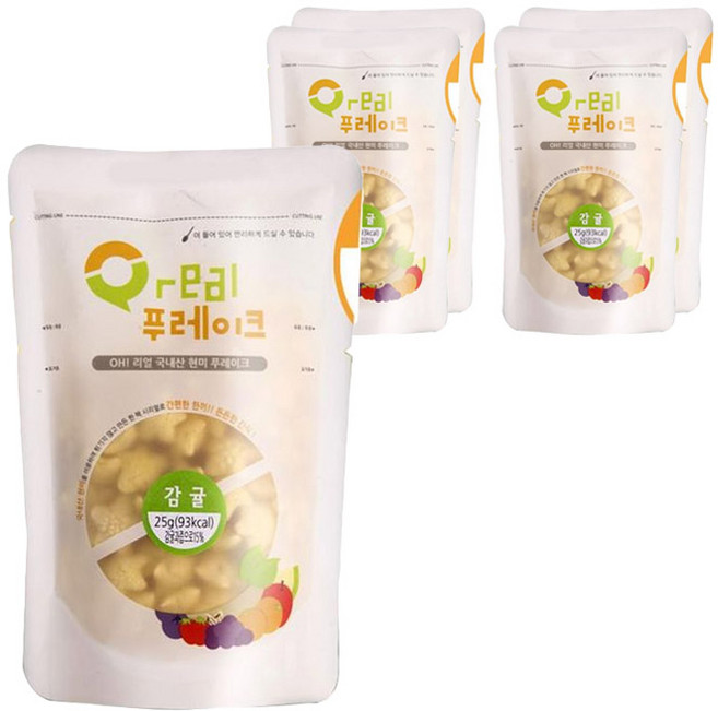 오리얼 푸레이크 감귤, 5개, 25g