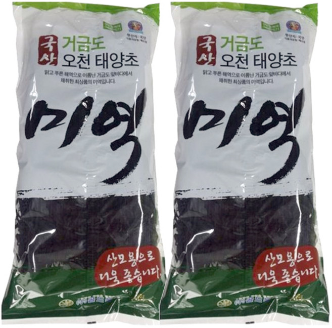 巨金島五川日曬海帶, 200g, 2包