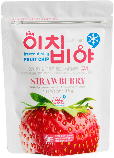 [참다움] 생과일그대로 과일칩, 15g, 1개