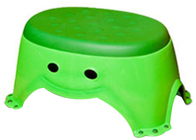 마미스헬퍼 개구리 미끄럼방지 스텝툴, 그린, 1개