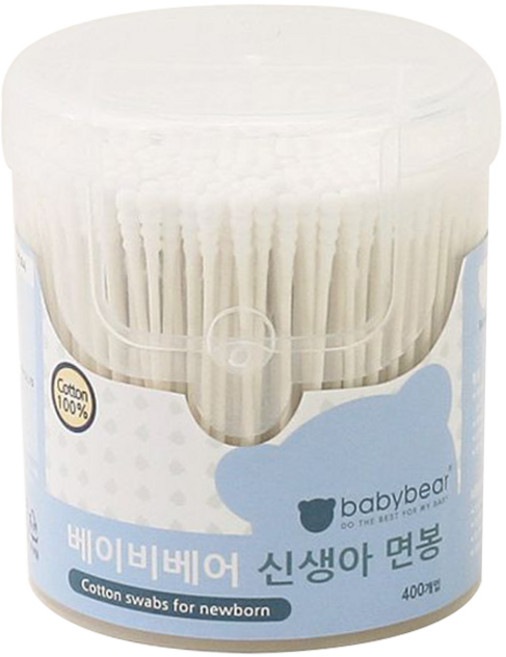 베이비베어 신생아면봉, 1개, 400개입