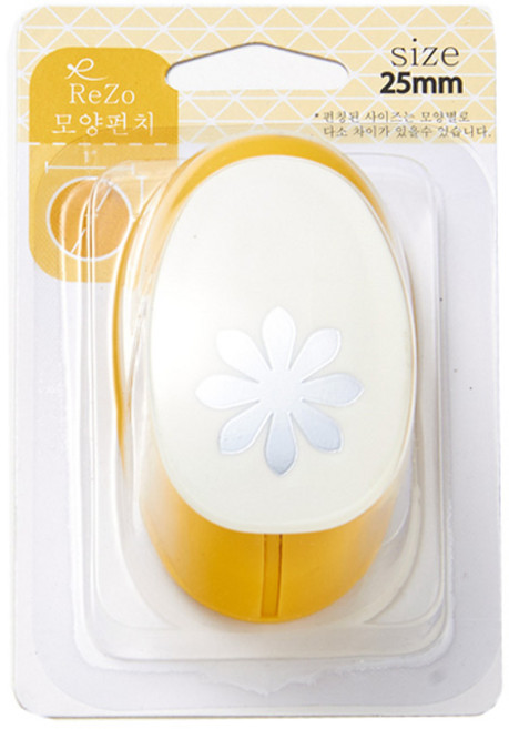 포코스 모양펀치 R-25, 데이지, 1개