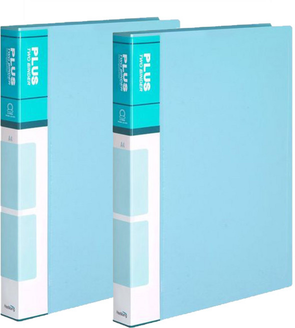 희망사무포인트 PP 3cm 3공 O링 바인더, 하늘, 2개