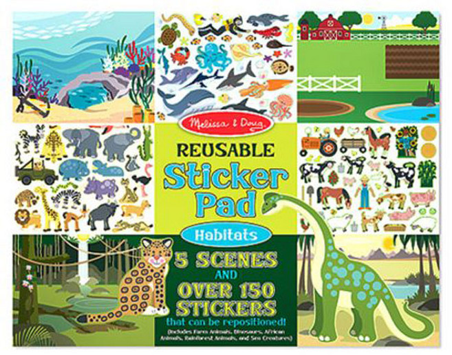 서식지 스티커 세트, Melissa & Doug