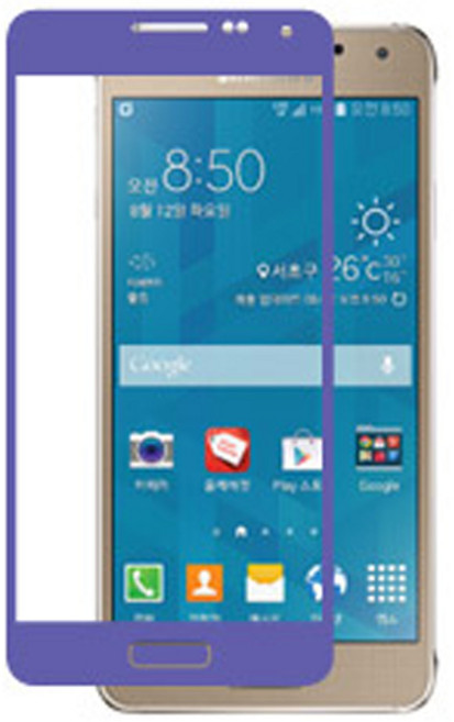 [알럽스킨] 액정보호필름 전면 컬러스킨, 퍼플, 1개