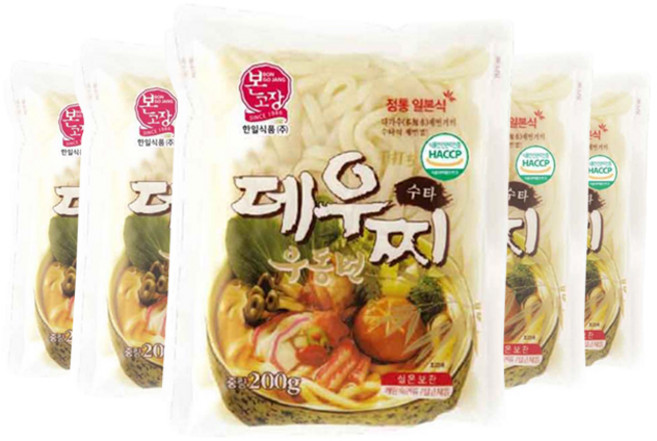 본고장 데우찌우동면, 5개, 200g
