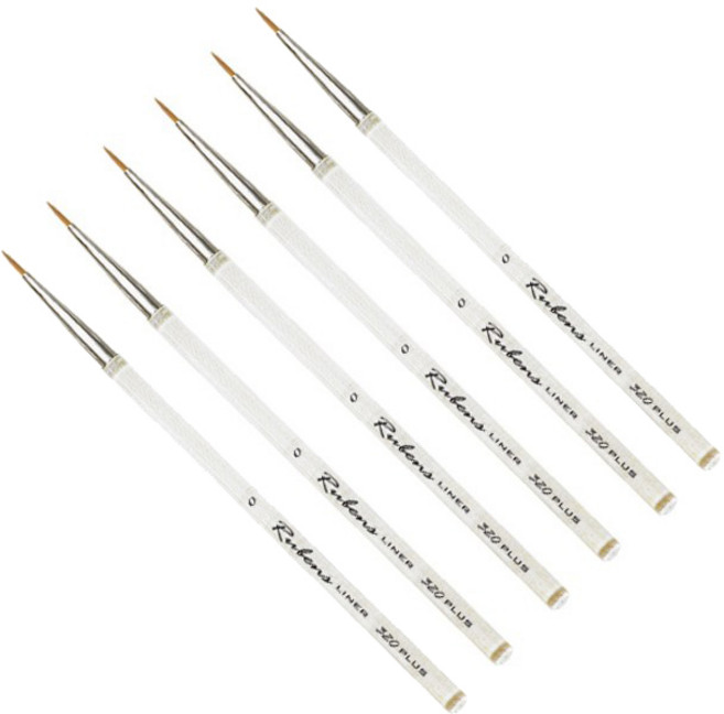 루벤스 320PLUS 세필 인조투명, 0호, 6개