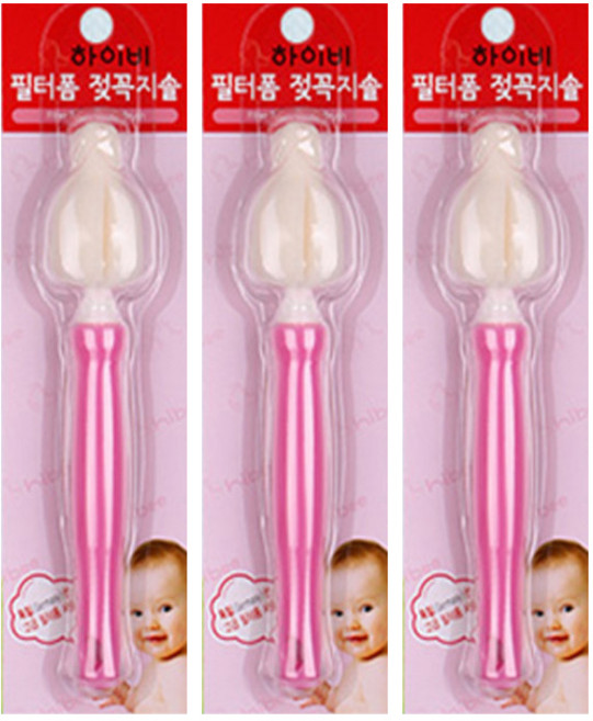 하이비 필터폼 젖꼭지솔 핑크, 3개