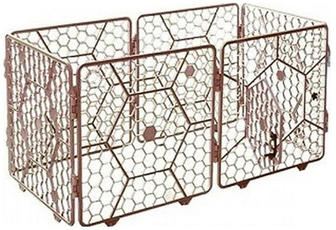 푸르미 반려동물 매직 울타리 대형 6단, 브라운, 1개