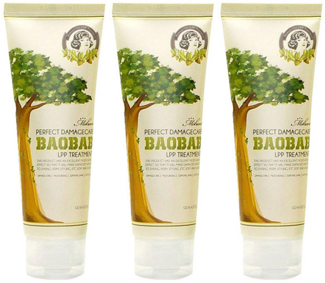 모하니 퍼펙트 데미지케어 바오밥LPP트리트먼트, 3개