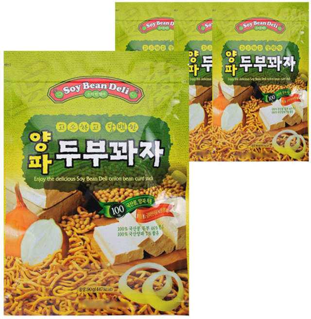 소이빈델리 양파 두부꽈자, 90g, 4개
