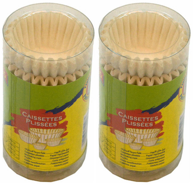 SL 초콜릿유산지컵 25mm, 화이트, 2개