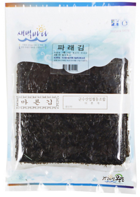완도 새벽바다 파래김 100매입, 1개