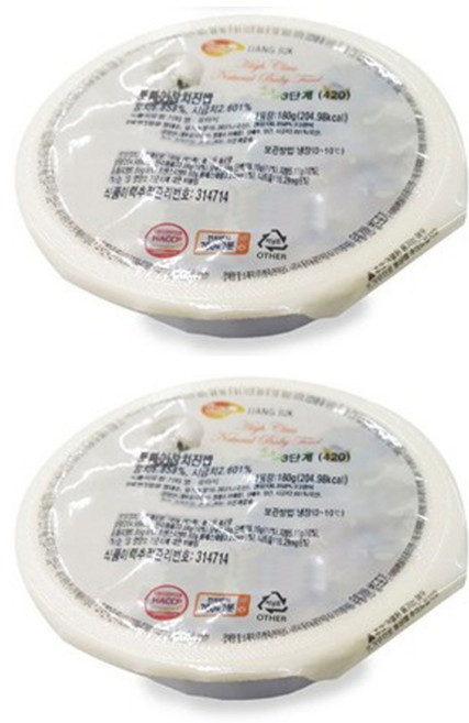 [짱죽] 3단계 이유식, 뽀빠이참치진밥, 180g, 2개