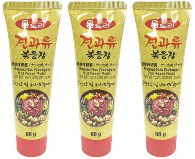 움트리 견과류볶음장, 3개입, 60g