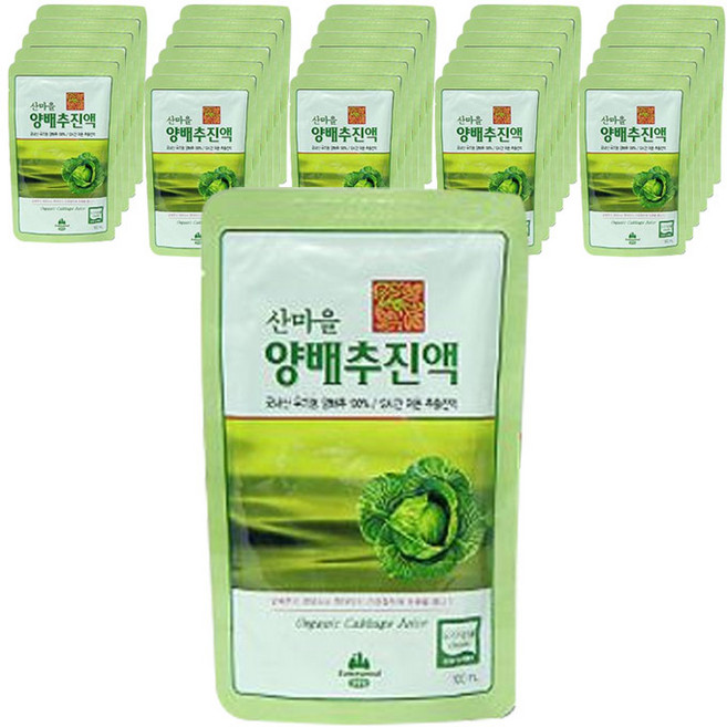 [산마을] 양배추 진액, 1세트, 100ml