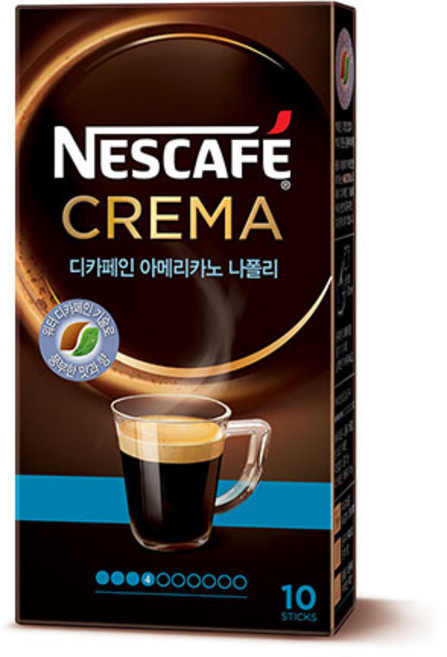 네스카페 크레마 디카페인 아메리카노 나폴리, 1.8g, 10개입, 1개